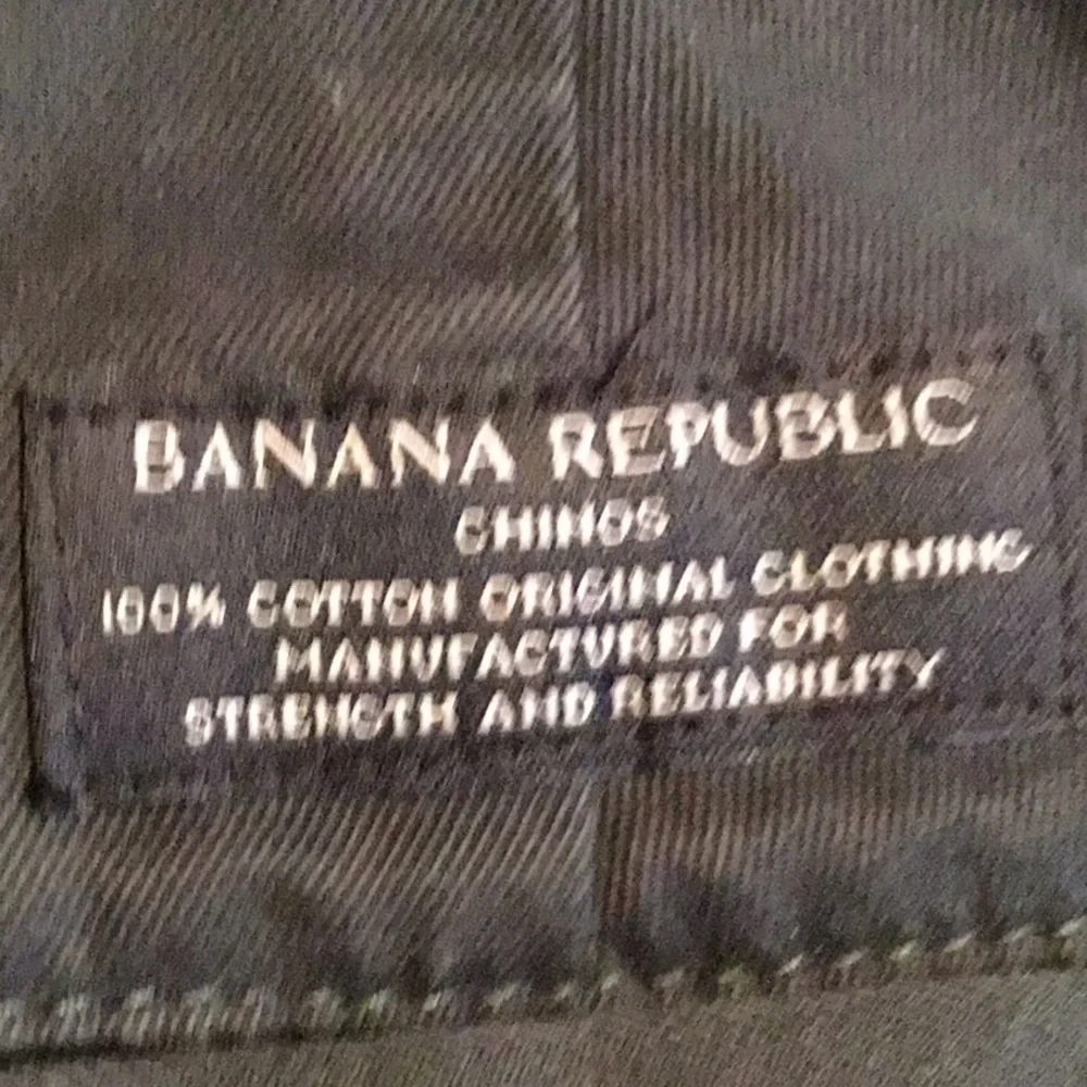 Banana Republic 100% cotton 36x34 black men’s pants